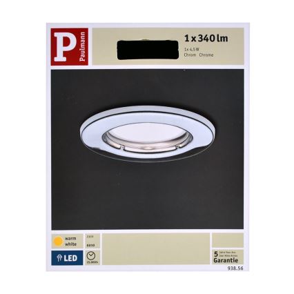 Paulmann 93856 - LED Einbauleuchte 1xGU10/4,5W/230V