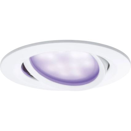 Paulmann 93940 -SET 3x LED RGBW/2W IP23 Dimmbare Einbauleuchte für Badezimmer 230V