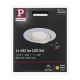 Paulmann 93961 - LED/7W IP23 Dimmbare Badezimmer-Einbauleuchte COIN 230V weiß