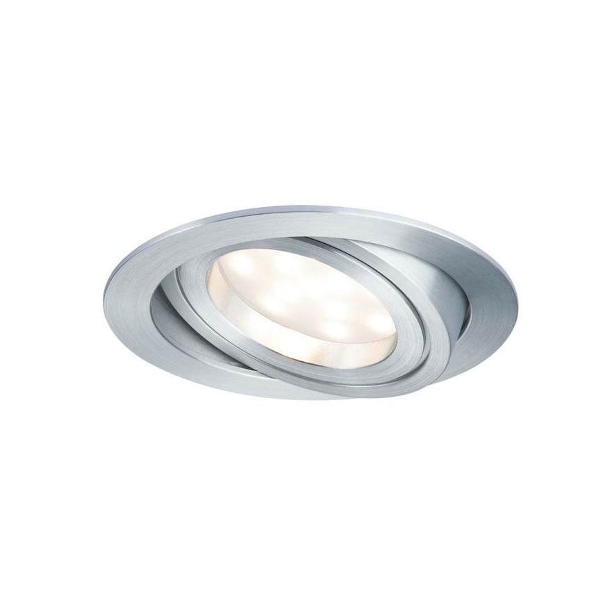 Paulmann 93970 - SET 3x LED/7W IP23 Badezimmer-Einbauleuchte COIN 230V