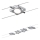 Paulmann 94107 - Set 4xLED/4,3W Komplettes Seilsystem MAC 230V mattchrom
