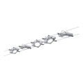 Paulmann 94108 - SET 5xLED/4,3W Einbauleuchte für Seilsystem MAC 230V mattchrom