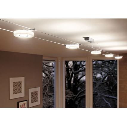 Paulmann 94109 - SET 5x LED/4,3W Einbauleuchte für Seilsystem MAC 230V