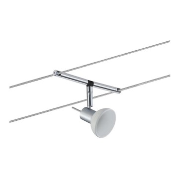 Paulmann 94131 - 1xGU5,3/10W Einbauleuchte für Seilsystem SHEELA 12V glänzender Chrom