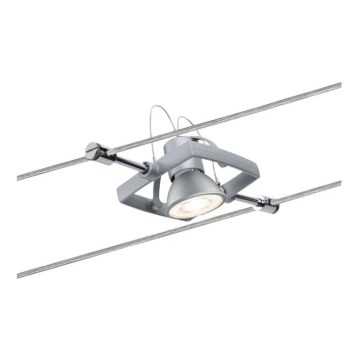 Paulmann 94132 - 1xGU5,3/10W Einbauleuchte für Seilsystem MAC 12V mattchrom