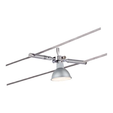 Paulmann 94147 - 1xGU5,3/10W Spot für Seilsystem TOGO 12V mattchrom