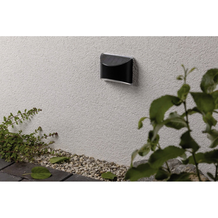 Paulmann 94233 - LED/0,05W IP44 Solar-Wandleuchte ELLIOT 1,2V 400 mAh