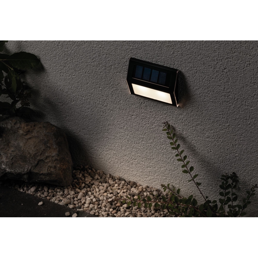 Paulmann 94234 - LED/0,05W IP44 Outdoor-Solarleuchte mit Sensor DAYTON 1,2V 400 mAh