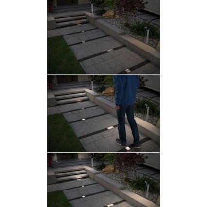 Paulmann 94238 - LED/0,7W IP67 Solarleuchte für Einfahrten ARON 3,7V 650 mAh