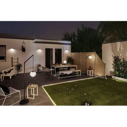 Paulmann 94246 - LED/1,2W IP44 Außen-Solarleuchte mit Sensor RYSE 3,7V 1800 mAh