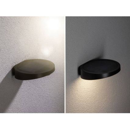 Paulmann 94246 - LED/1,2W IP44 Outdoor-Solarleuchte mit Sensor RYSE 3,7V 1800 mAh