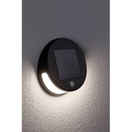 Paulmann 94265 - LED/3W IP44 Außen-Solarleuchte mit Sensor HELENA 3,7V 1800 mAh