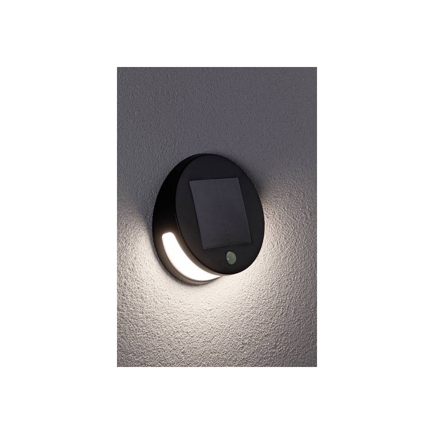 Paulmann 94265 - LED/3W IP44 Außen-Solarleuchte mit Sensor HELENA 3,7V 1800 mAh