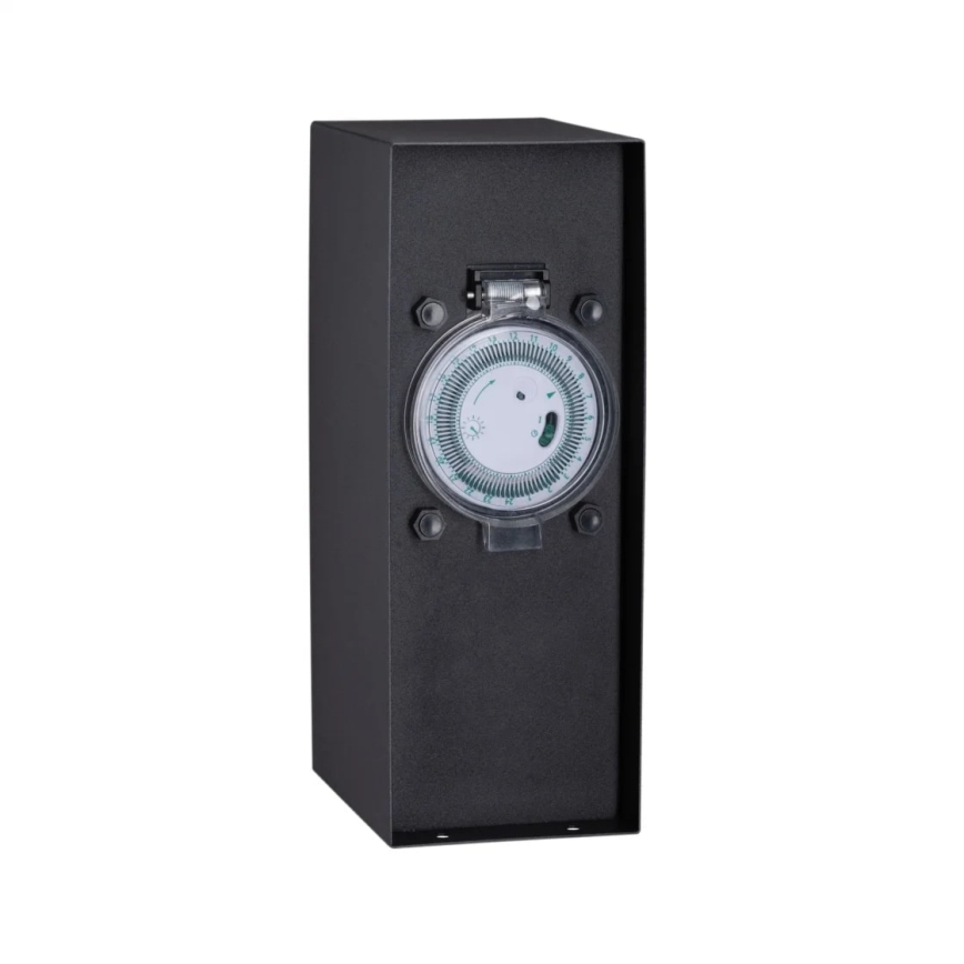Paulmann 94314 - Outdoor-Steckdosensäule mit Timer 2Z SCHUKO
