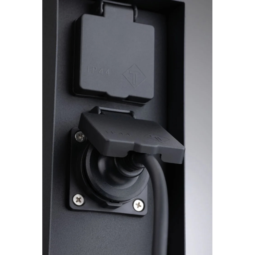 Paulmann 94314 - Outdoor-Steckdosensäule mit Timer 2Z SCHUKO