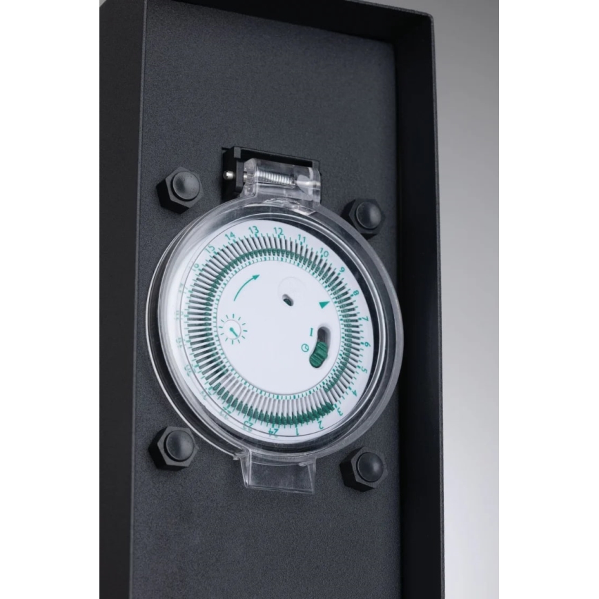 Paulmann 94314 - Outdoor-Steckdosensäule mit Timer 2Z SCHUKO