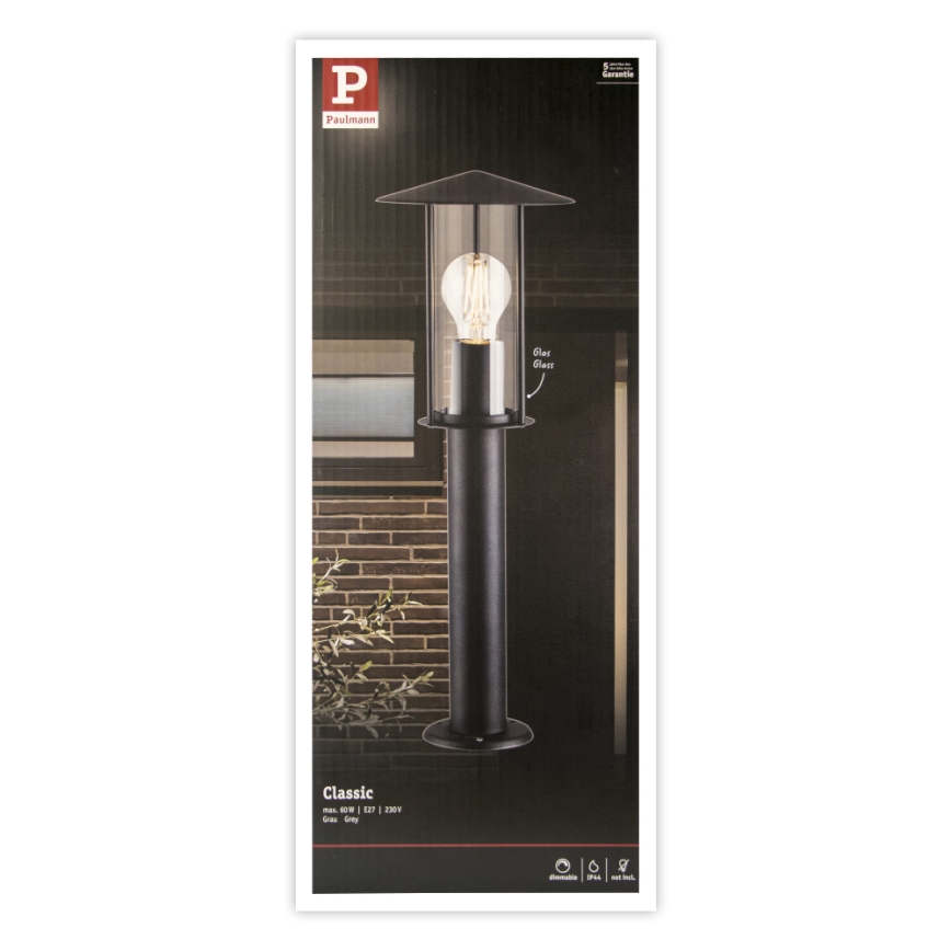 Paulmann 94397 - 1xE27/60W IP44 Außenleuchte CLASSIC 230V