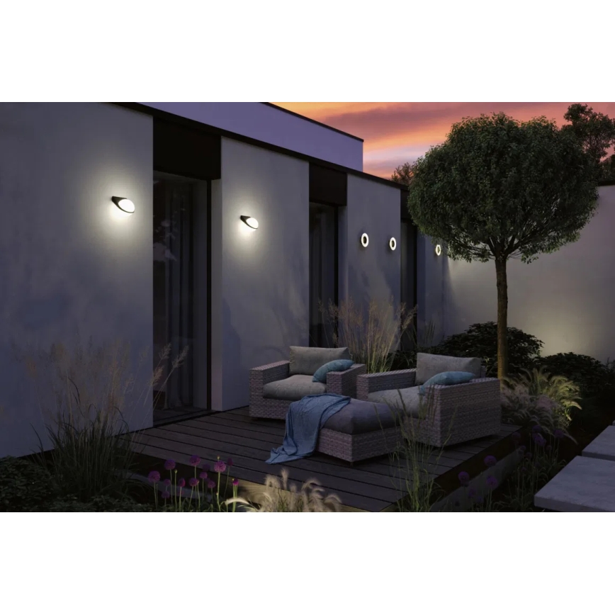 Paulmann 94401 - LED/10W IP44 Outdoor-Wandleuchte KUGEL 230V