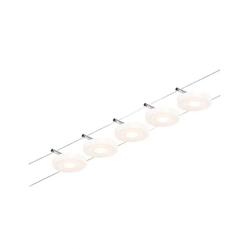 Paulmann 94426 - SET 5xLED/4,5W Einbauleuchte für Seilsystem MAC 230V