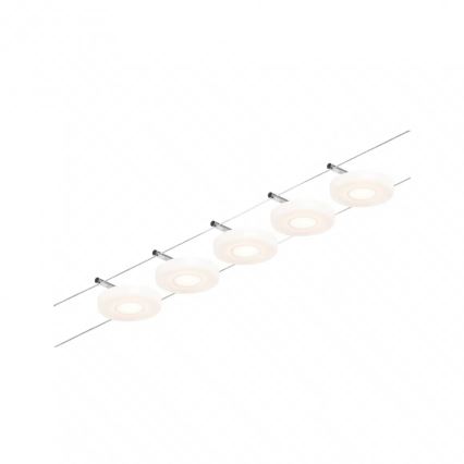 Paulmann 94426 - SET 5xLED/4,5W Strahler für ein Seilsystem MAC 230V