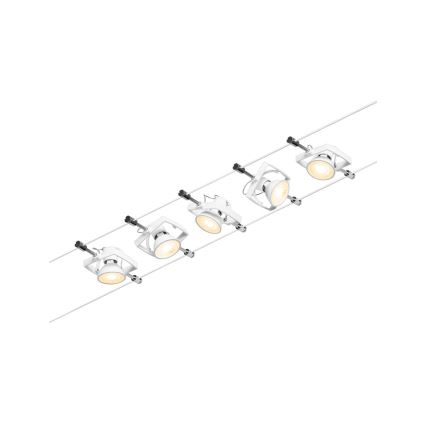 Paulmann 94432 - SET 5xGU5,3/10W Strahler für Schienensystem MAC 230V weiß