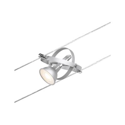 Paulmann 94437 - 1xGU5,3/10W Spot für Seilsystem CARDAN 12V mattchrom