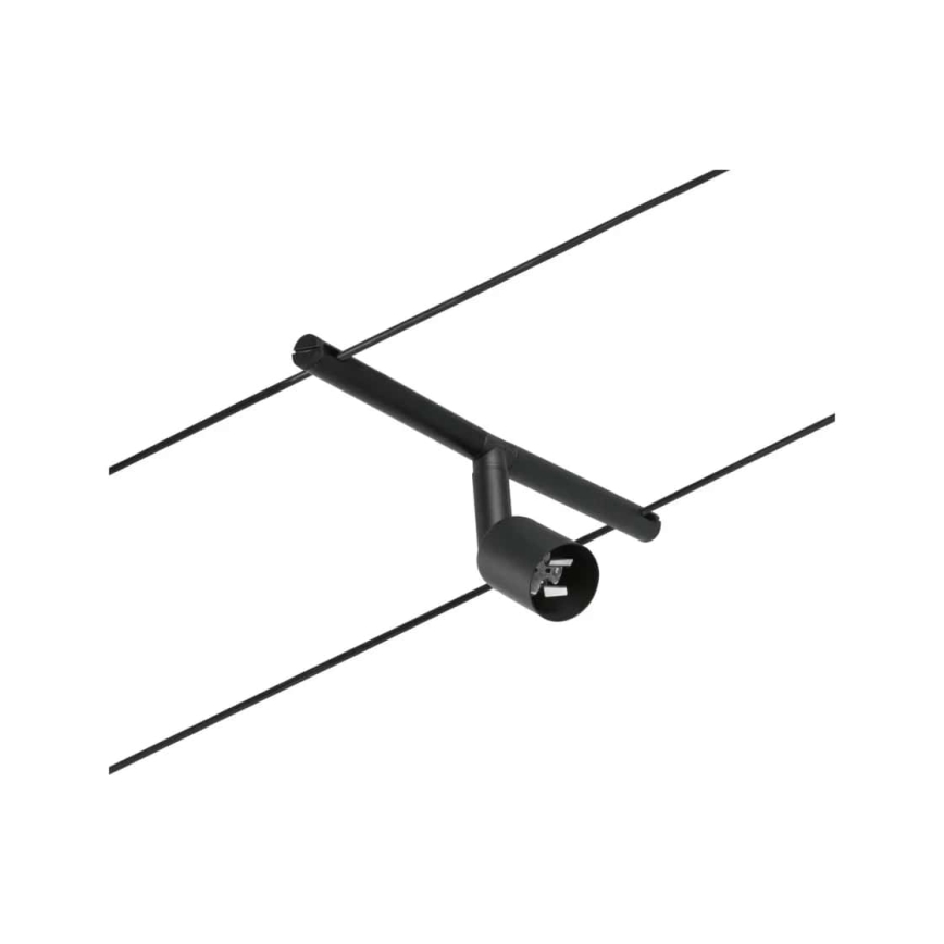 Paulmann 94446 - SET 5xGU5,3/10W Komplettes Seilsystem SALT 230V schwarz