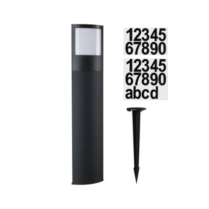 Paulmann 94514 - LED/8,5W IP44 Dimmbares Hausnummernschild mit Bewegungs- und Dämmerungssensor PADEA 230V anthrazit