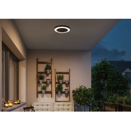 Paulmann 94526 - LED/14W IP44 Outdoor-Deckenleuchte mit Sensor CIRCULA 230V