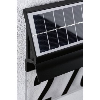 Paulmann 94694 - LED/0,2W IP44 Solar-Hausnummer NEDA 3,7V 1800 mAh