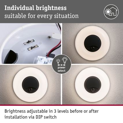Paulmann 94956 - LED/20,5W IP65 Dimmbare Außenwandleuchte mit Bewegungs- und Dämmerungssensor AUREVA 230V 2200/3000/4000K anthrazit