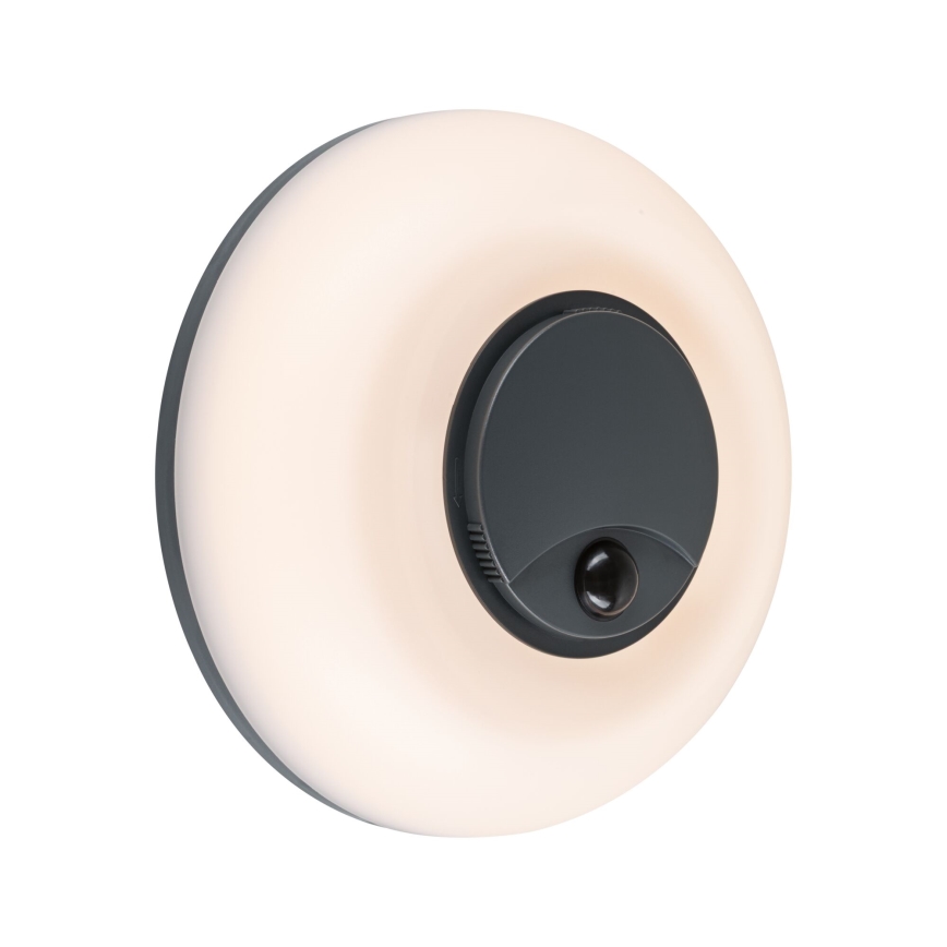 Paulmann 94956 - LED/20,5W IP65 Dimmbare Außenwandleuchte mit Bewegungs- und Dämmerungssensor AUREVA 230V 2200/3000/4000K anthrazit