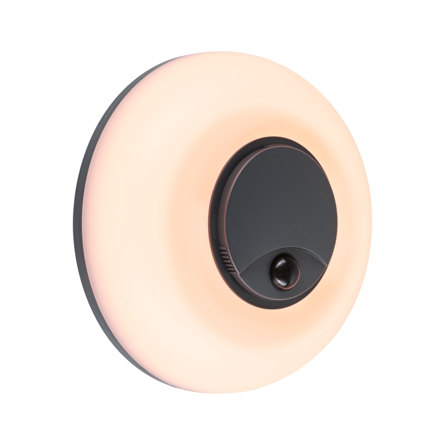 Paulmann 94956 - LED/20,5W IP65 Dimmbare Außenwandleuchte mit Bewegungs- und Dämmerungssensor AUREVA 230V 2200/3000/4000K anthrazit