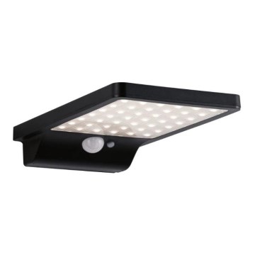 Paulmann 95393 - LED/4W IP44 Dimmbares solarbetriebenes Wandleuchte mit Sensor SOLVEIG 3,7V 2000 mAh
