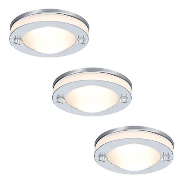 Paulmann 96530 - SET 3x Badezimmer Einbauleuchte 3x35W IP65