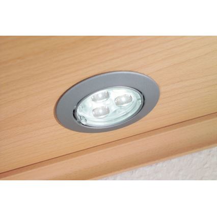 Paulmann 98729 - SET 3x LED Einbauleuchte POWER FLOOD 3xLED/3W/230V
