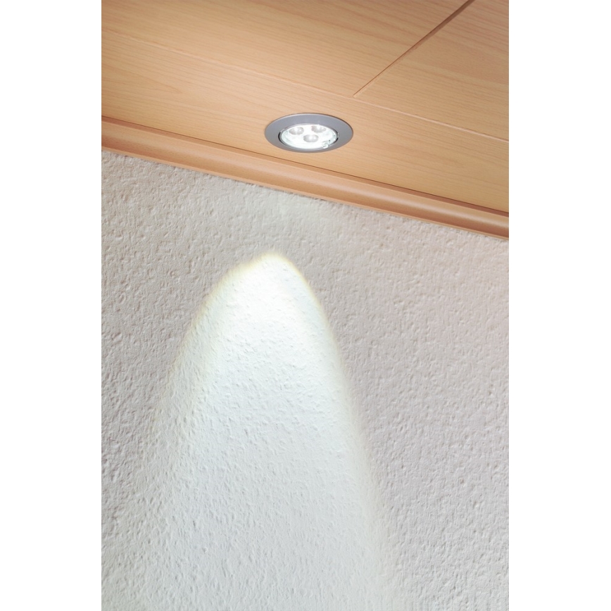 Paulmann 98729 - SET 3x LED Einbauleuchte POWER FLOOD 3xLED/3W/230V