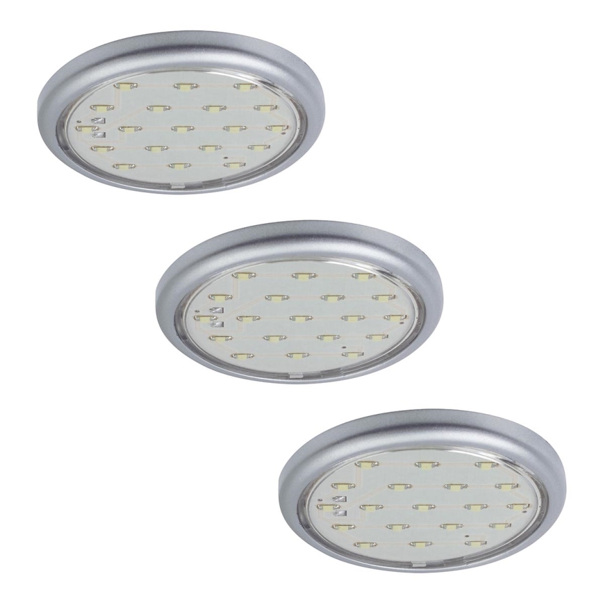 Paulmann 98775 - SET 3xLED/1,22W Einbauleuchte MICRO 230V/12V