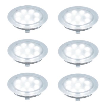 Paulmann 98797 - SET 6xLED/1W IP67 Badezimmer-Einbauleuchte UPDOWN 230V