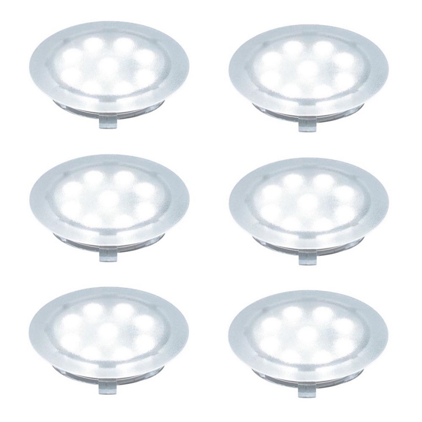 Paulmann 98797 - SET 6xLED/1W IP67 Badezimmer-Einbauleuchte UPDOWN 230V