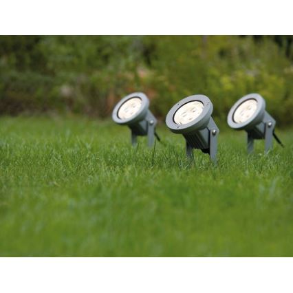 Paulmann 98845 - SET 3x LED/3W IP65 Scheinwerfer GARDENSPOT 230V