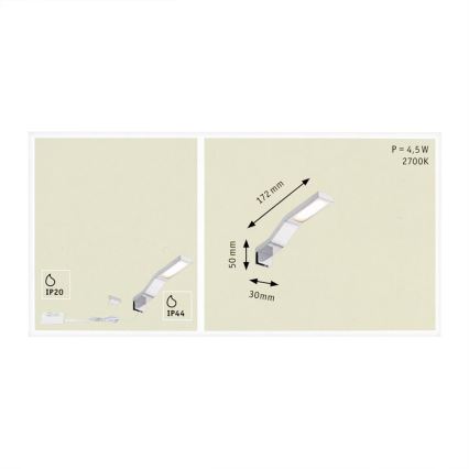Paulmann 99100 - LED/3,2W Bilderleuchte GALERIA 230V