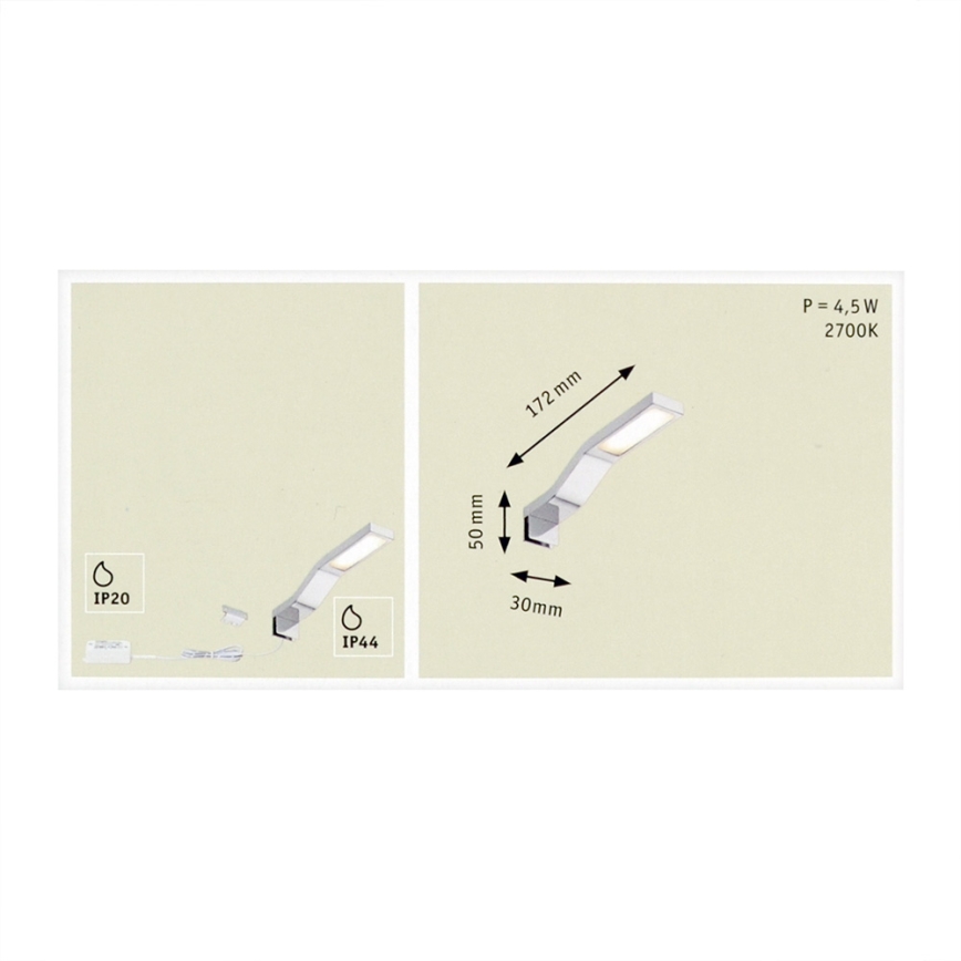 Paulmann 99100 - LED/3,2W Bilderleuchte GALERIA 230V
