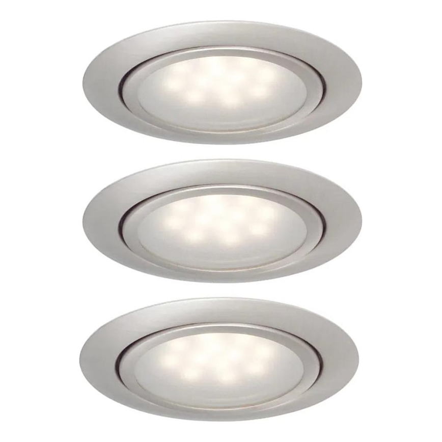 Paulmann 99812 - SET 3xLED/1W Einbauleuchte MICRO LINE 230V