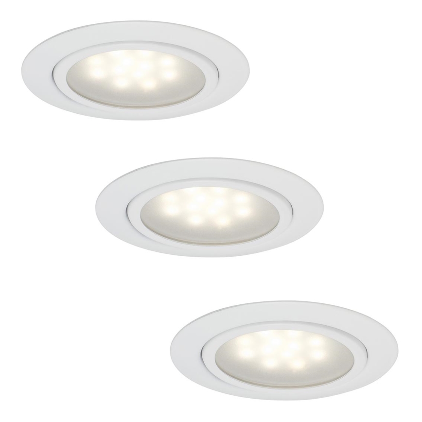 Paulmann 99815 - SET 3x LED Einbauleuchte MICRO LINE 3xLED/1W/230V/12V