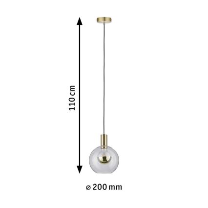 Paulmann - Hängeleuchte an Schnur ESBEN 1xE27/20W/230V