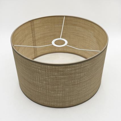 Pendelleuchte AIDA an Kabel, 2xE27/15W/230V, Ø 35 cm, Eiche/Raffia