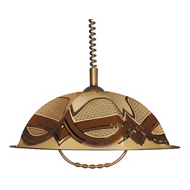Pendelleuchte AKRYL TR 1xE27/15W beige/gold