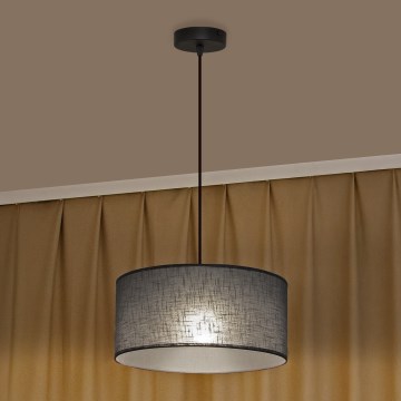 Pendelleuchte ALBA an Kabel, 1x E27, 15 W, 230 V, Ø 45 cm, grau
