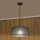 Pendelleuchte ALBA an Kabel, 1x E27, 15 W, 230 V, Ø 45 cm, grau
